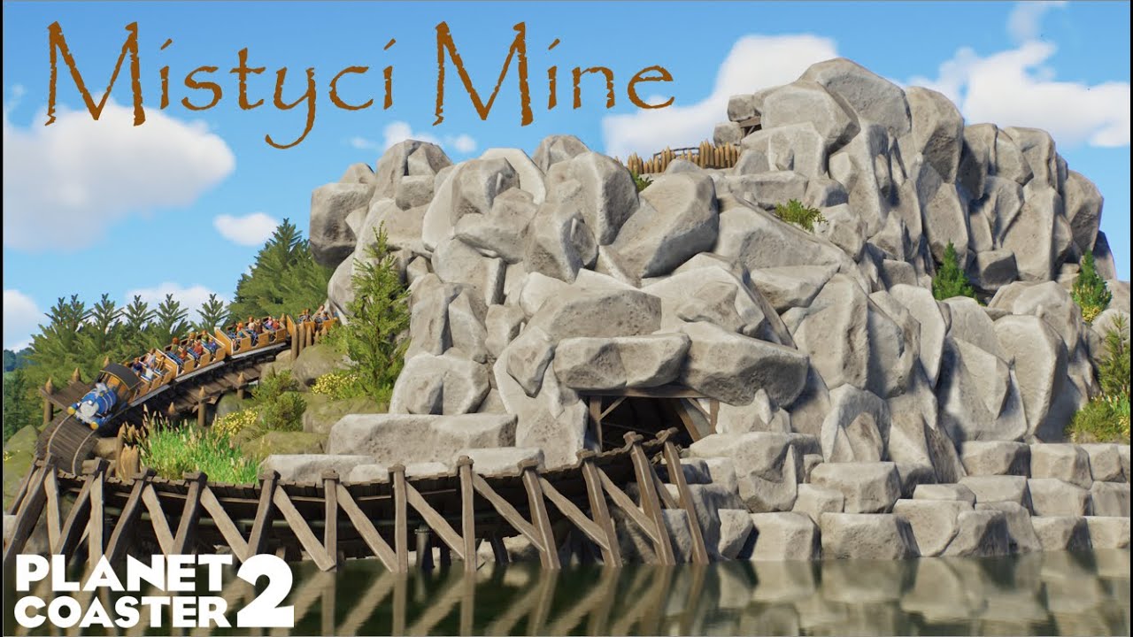 Planet coaster 2 / Mistyci Mine / Mine train coaster (Onride + Blueprint)