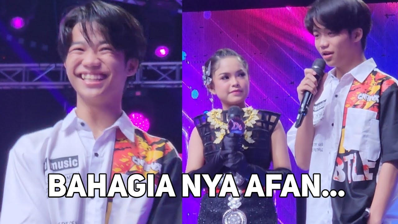NOFAN RESMI ??? INILAH KEDATANGAN AFAN SUPPORT NOVIA SERANG DI PANGGUNG DA6 MALAM INI