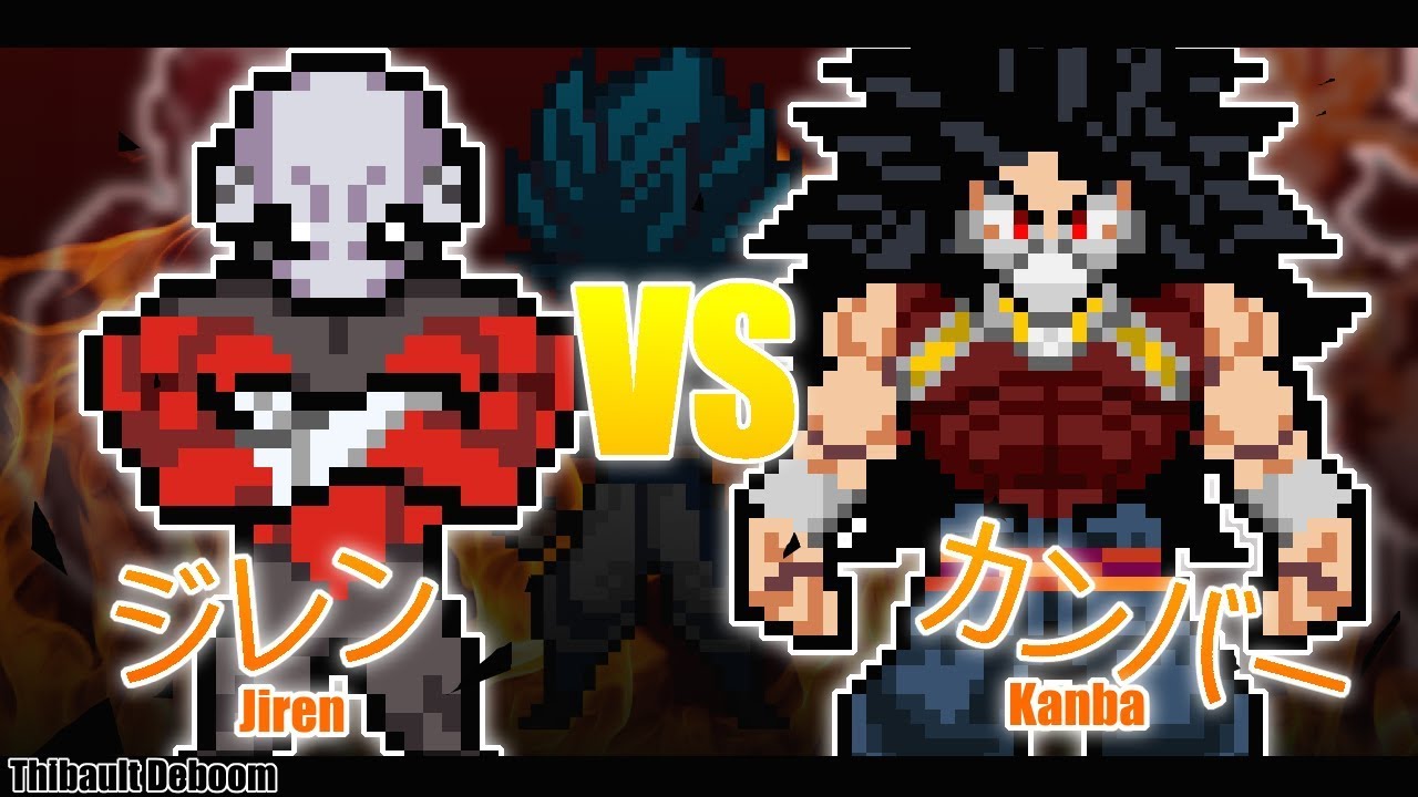 [sprite animation] Jiren VS Kanba