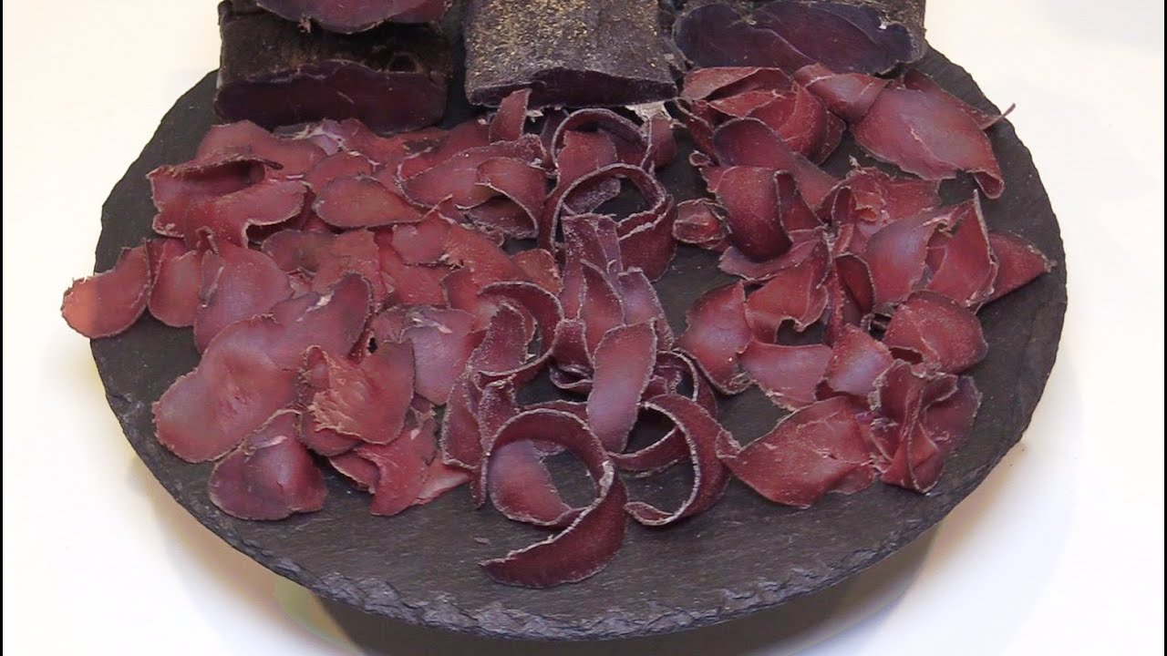 Dreierlei Damwild Schinken Geräuchert, Aschegereift, Luftgetrocknet. Schritt für Schritt mit Rezept.