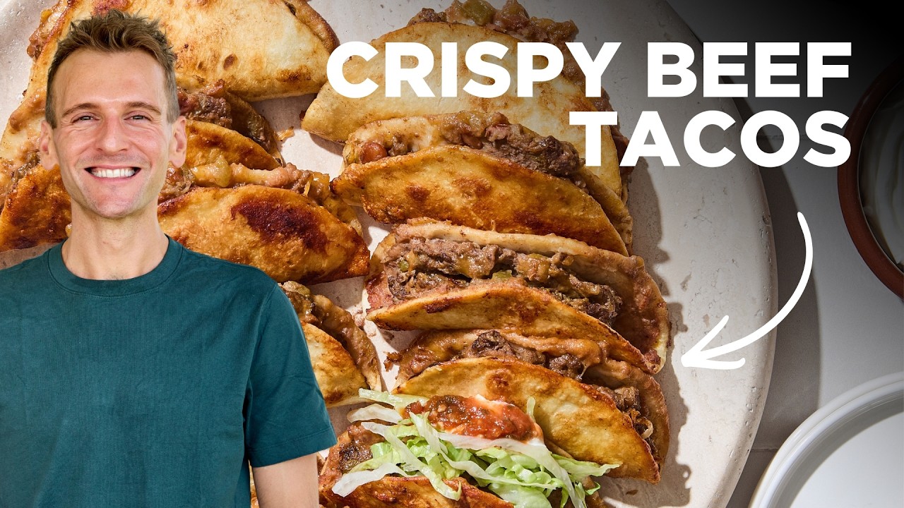 The Easiest Crispy Baked Beef Tacos