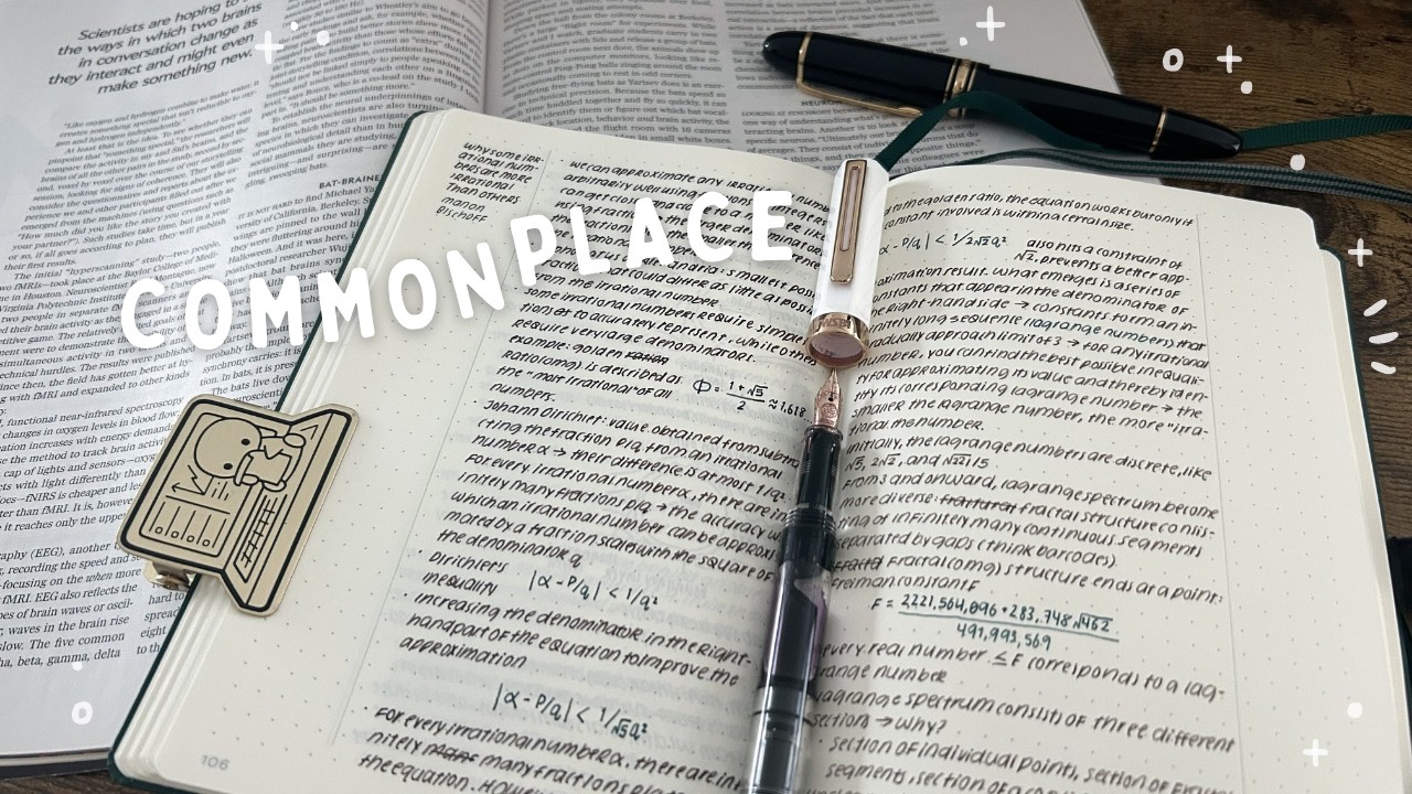 All About My Commonplace Journal