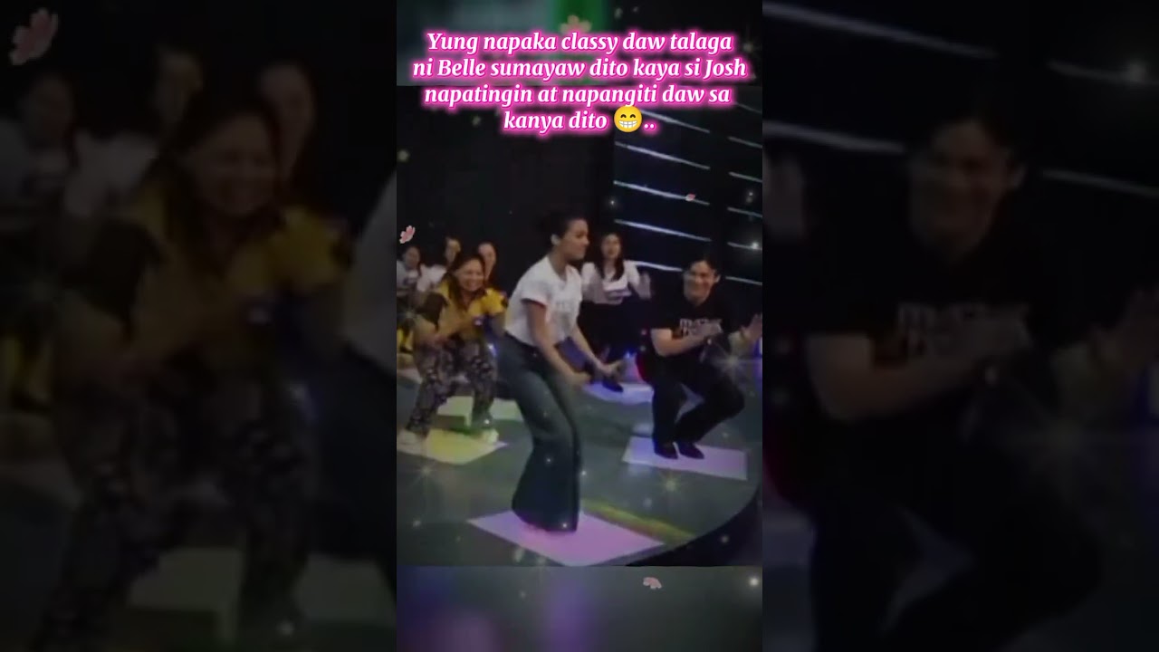 Josh napatingin sa napaka classy na sayaw ni Belle