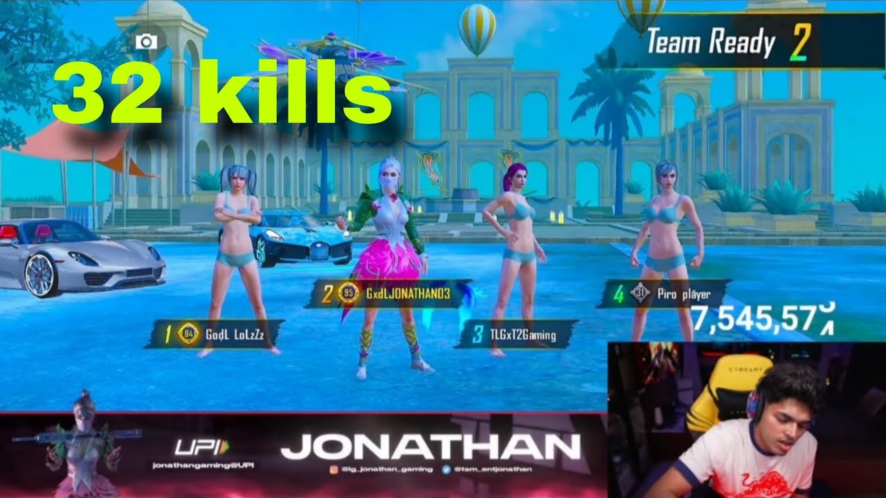 🔥 32 Kills Jonathan Monster Gameplay 😱 | BGMI Aggressive Domination#jonathangaming 