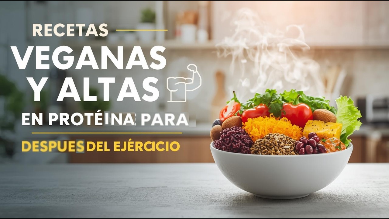 🤯 ¡MÚSCULO VEGANO! 3 Cenas rápidas con +30g de Proteína