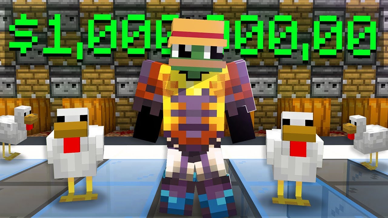 1 Chicken to $100,000,000 in Minecraft!
