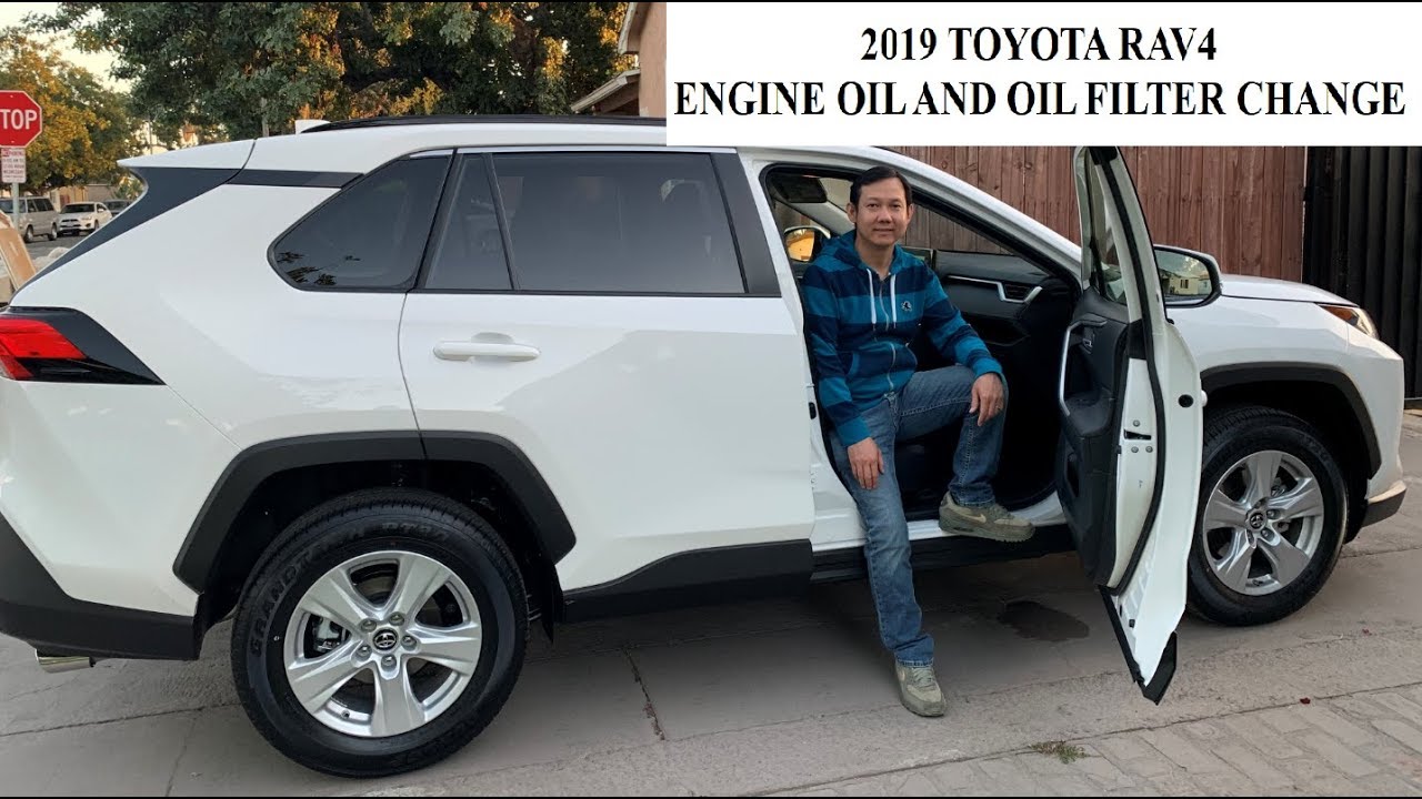 2019 Toyota Rav4 : Engine Oil and Oil Filter Change.(Step by Step easy to understand)