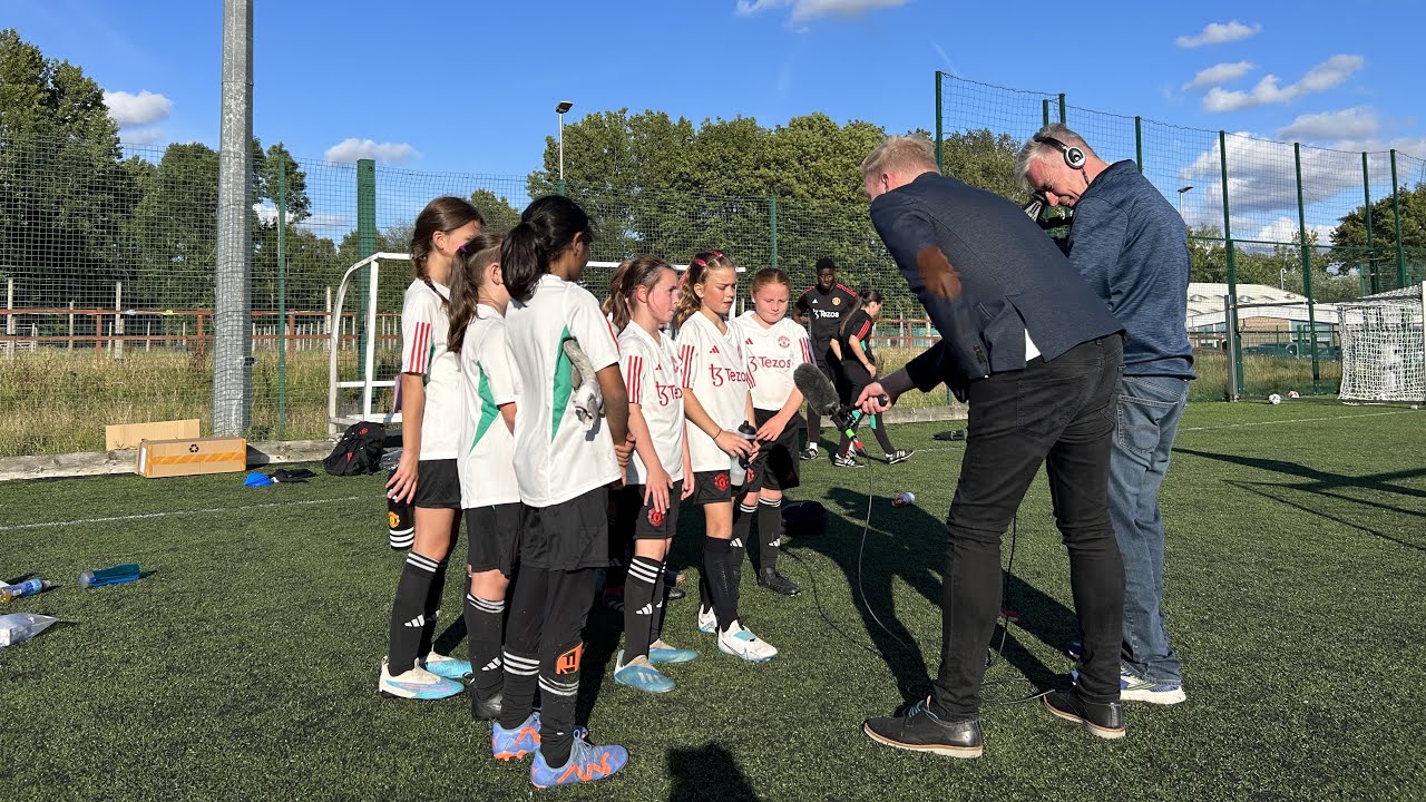 Manchester United Girls Academy features on BBC North West Tonight 👀📺