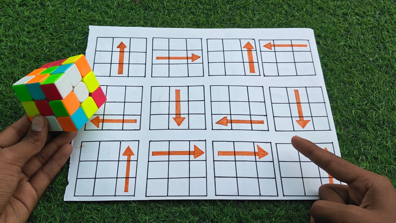 LEARN HOW TO SOLVE 3X3 RUBIK'S CUBE IN LESS THAN 1 MINUTE 😱