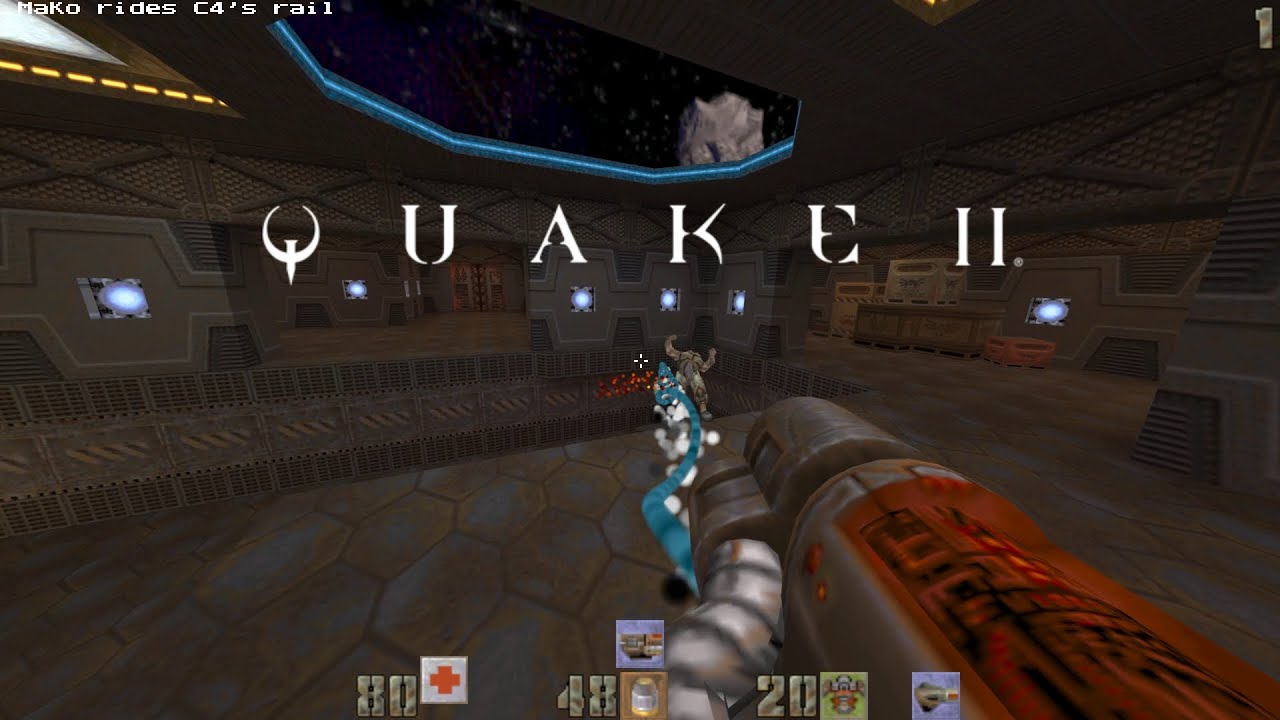 Quake 2 Rocket Arena - C4 versus MaKo, 2001-07-12