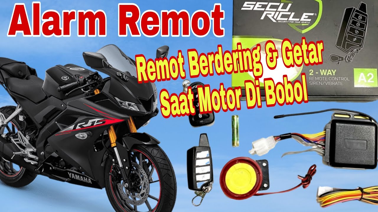 Pasang Alarm Remot R15 V3. Tutorial Pasang Relay Untuk Alarm Remot Motor