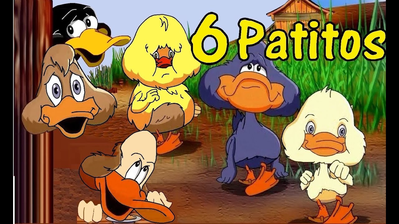 Seis Patitos (con letra) canciones infantiles