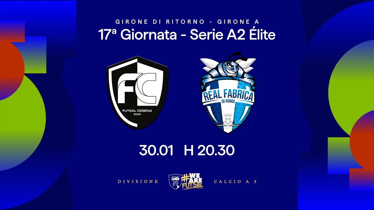 Futsal Cesena-Real Fabrica | 17ª giornata | Serie A2 Élite 2025/2026 - Girone A