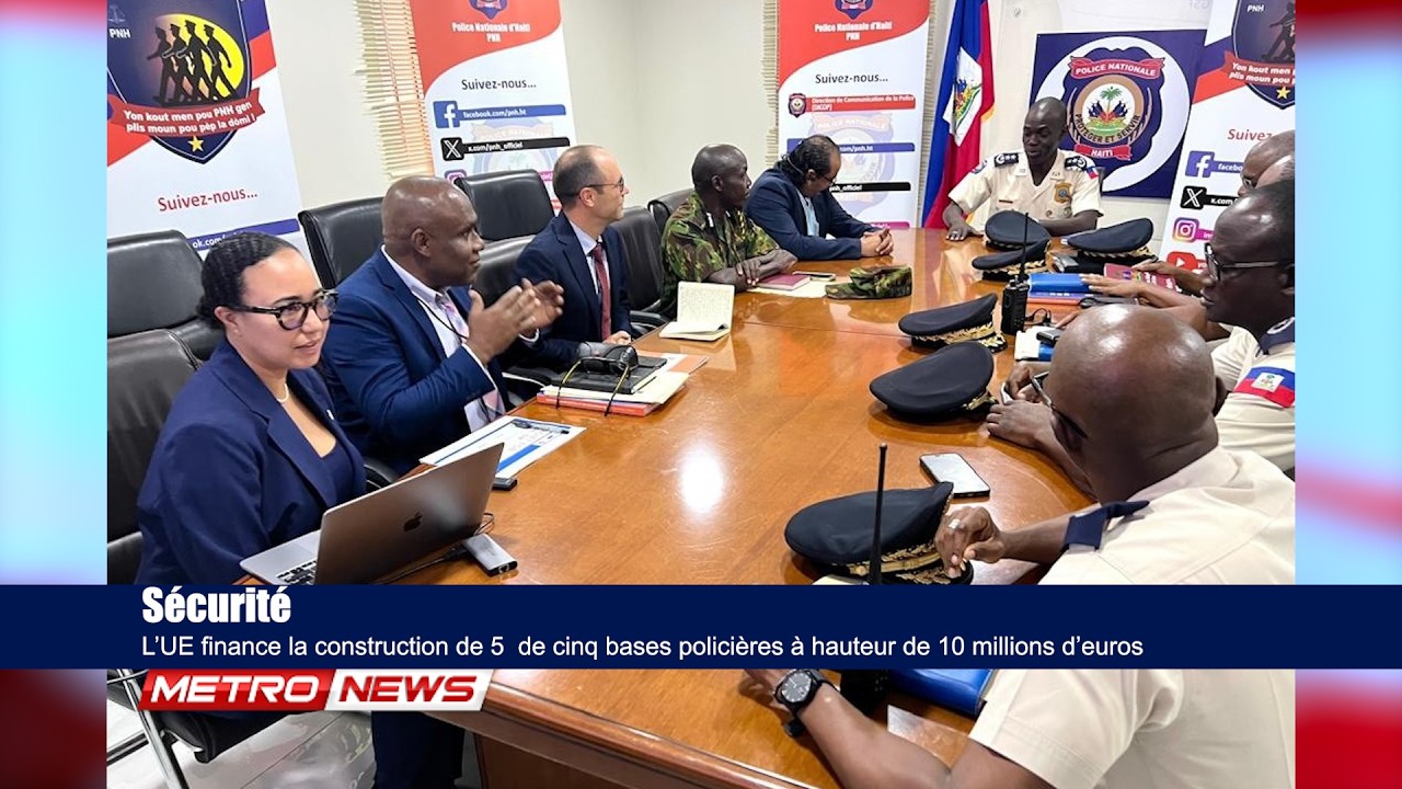 L’UE finance la construction de 5  de cinq bases policières à hauteur de 10 millions d’euros