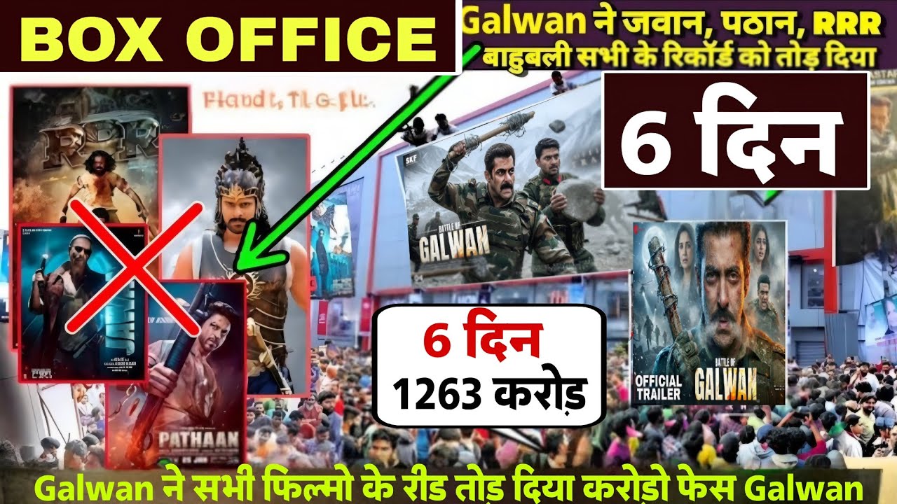 Galwan Box Office Shocker! 6 Din Mein 1263 Cr | Record-Tearing Collection | Salman Khan 