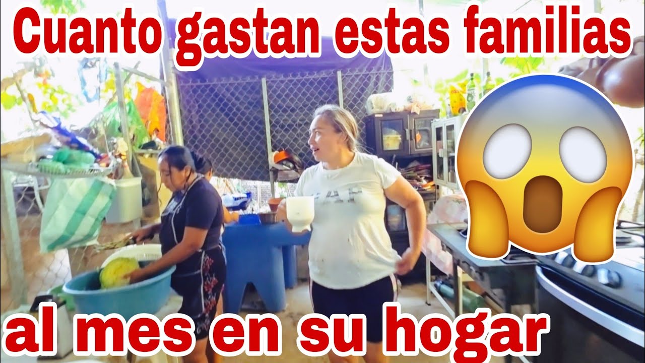 Cuanto gastan estas familias al mes si tienen casa propia😱😳