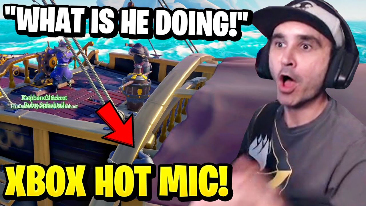 Summit1g Can't Believe HILARIOUS Hot Mic Interaction in Sea of Thieves!
