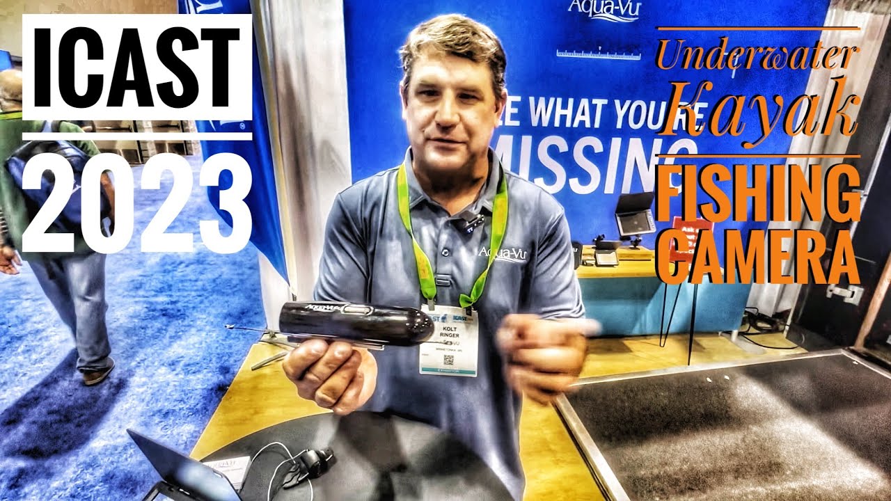 Strike-Vu inline lure camera and Compact micro series underwater camera by Aqua-Vu - ICAST 2023