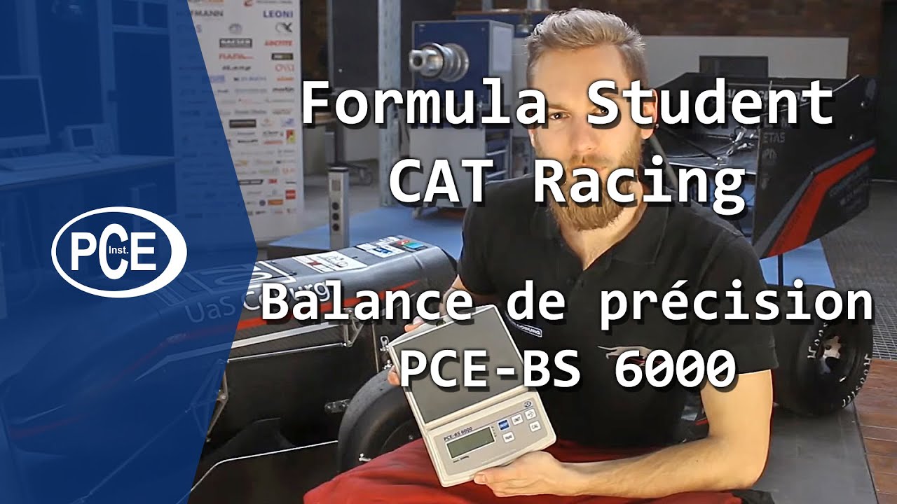 Balance de précision PCE-BS 6000 par l'équipe CAT-Racing | Université de Cobourg | #pceinstruments
