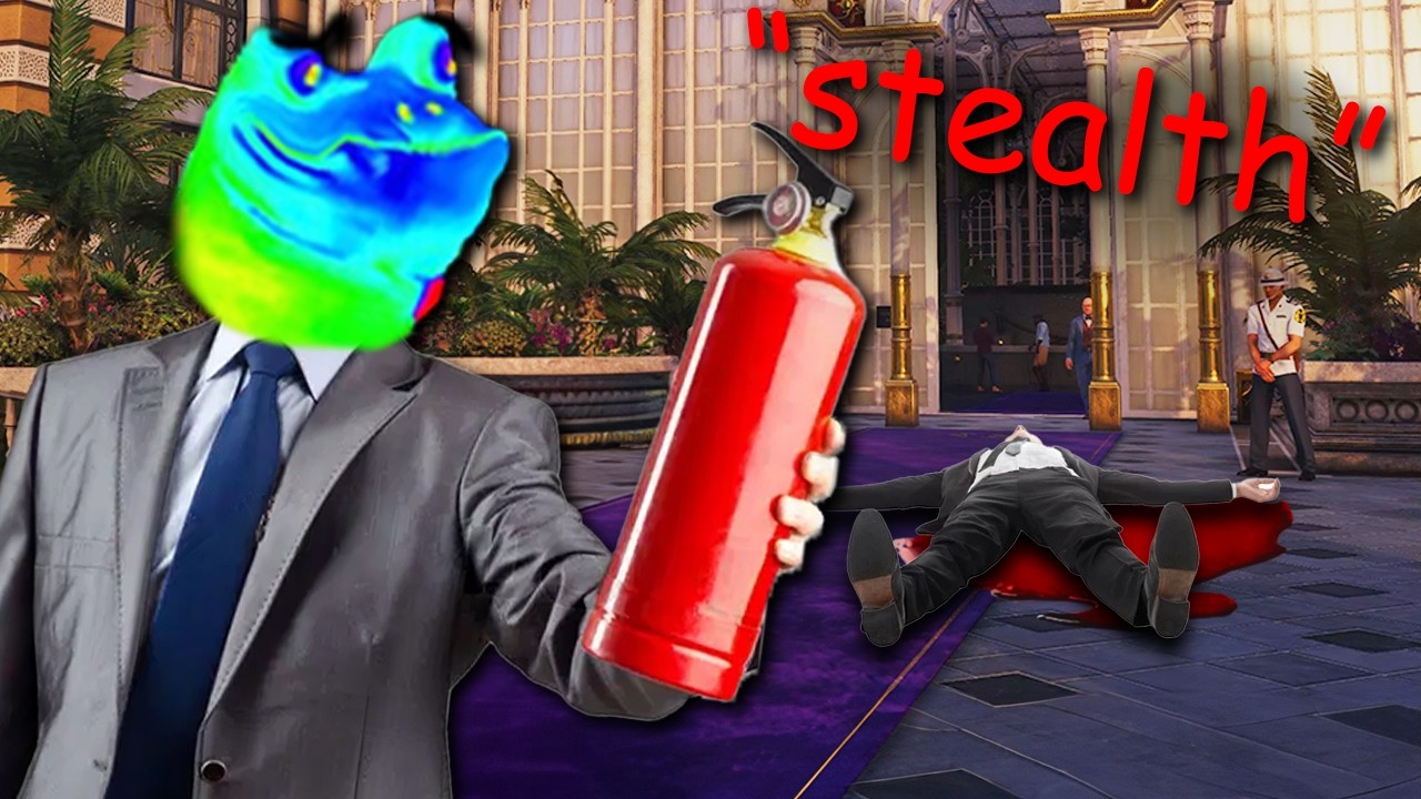 Beating HITMAN With Only a Fire Extinguisher