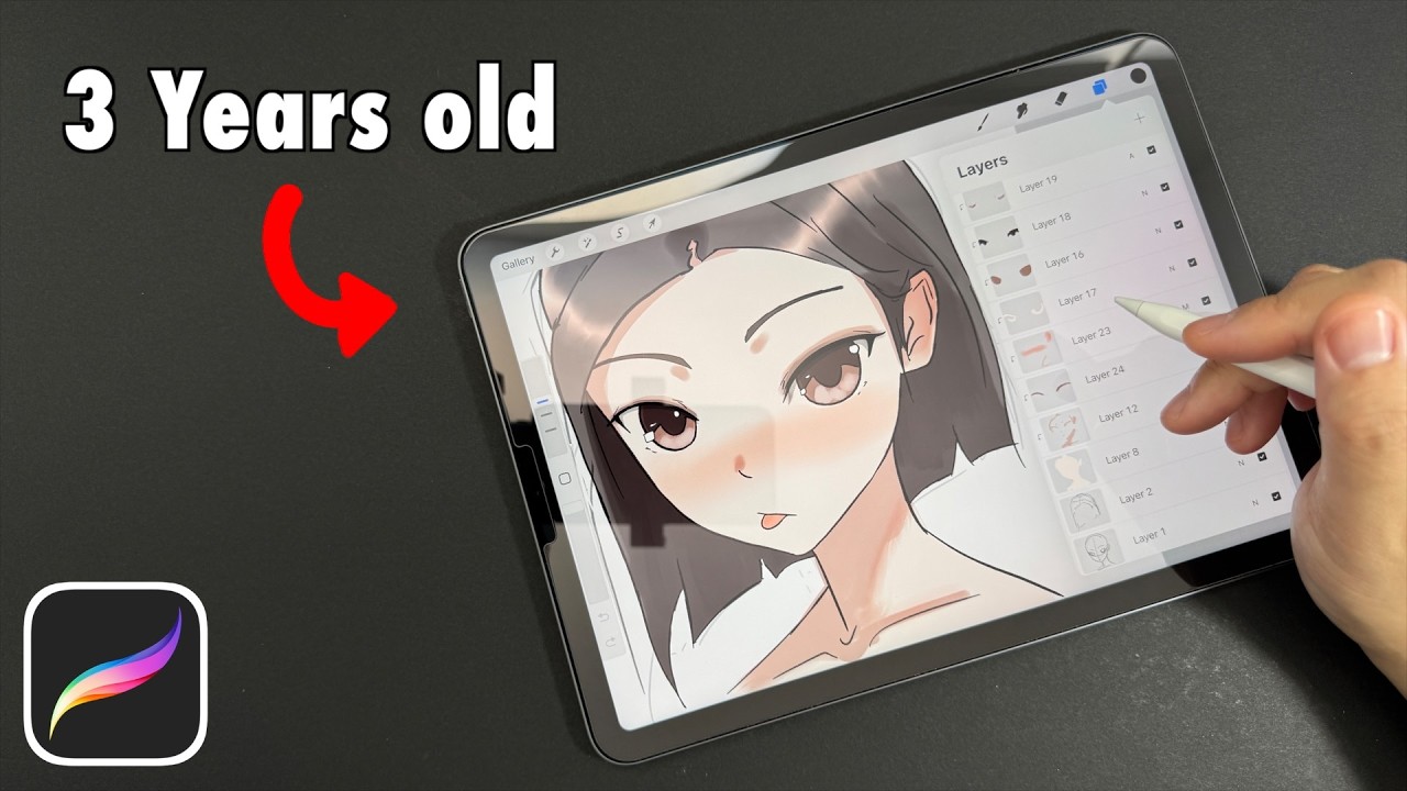 Procreate on the M1 iPad Air in 2025 | Artist Review