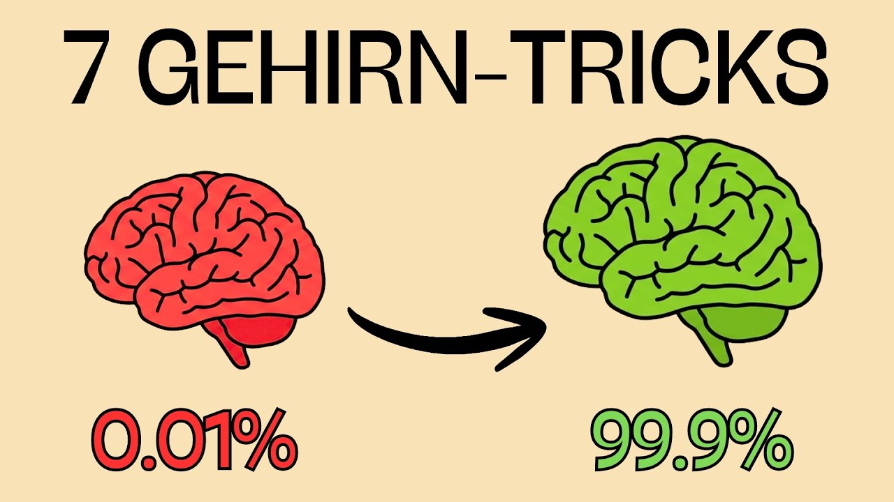 7 GEHIRN TRICKS, MIT DENEN DU SCHNELLER LERNST UND LÄNGER BEHÄLTST