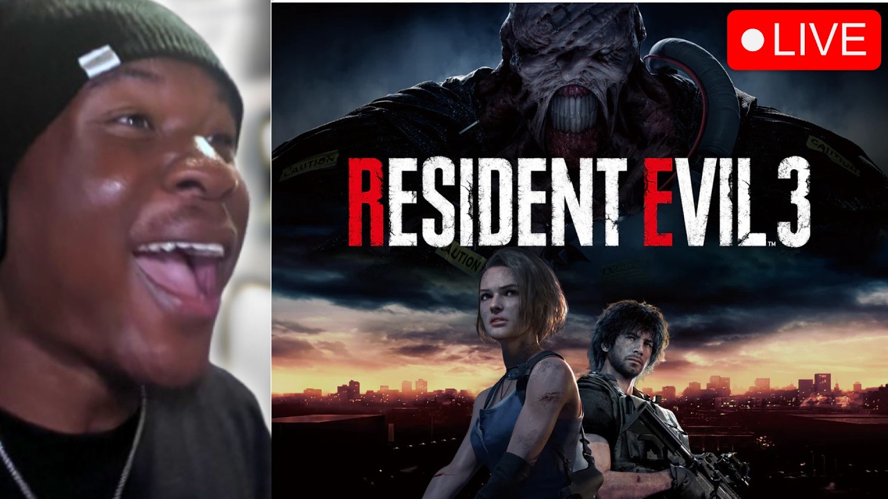 🔥 FIRST TIME PLAYING RESIDENT EVIL 3 LIVE PT.2! #residentevil #residentevil3 #jillvalentine