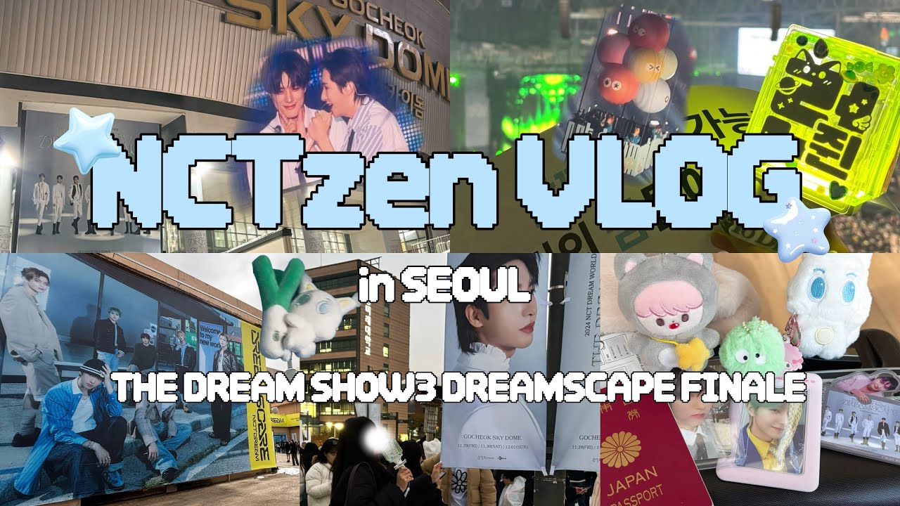 [ NCTzen Vlog ] ドリショ3アンコン💚7ドリに会いに人生初ソウルへ🇰🇷 / THE DREAM SHOW3 DREAMSCAPE FINALE / ドリムポップアップ / 시즈니브이로그