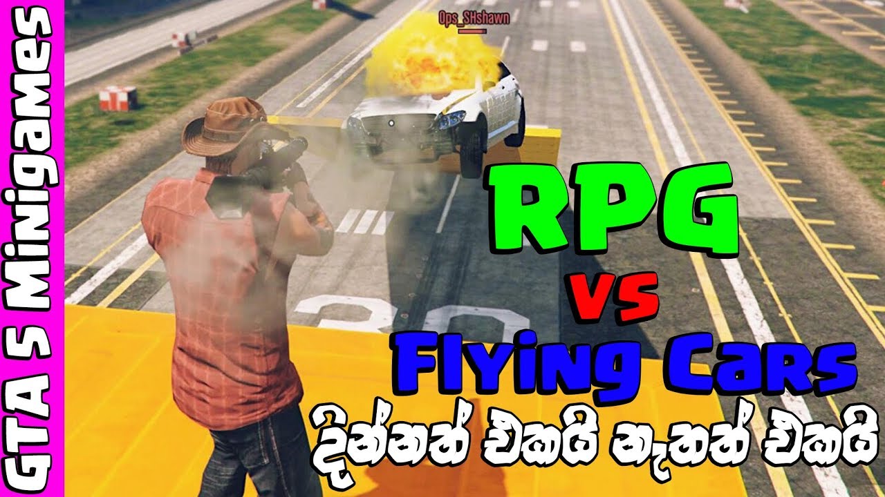 GTA 5 Online | RPG vs Flying Cars | GTA 5 Minigames