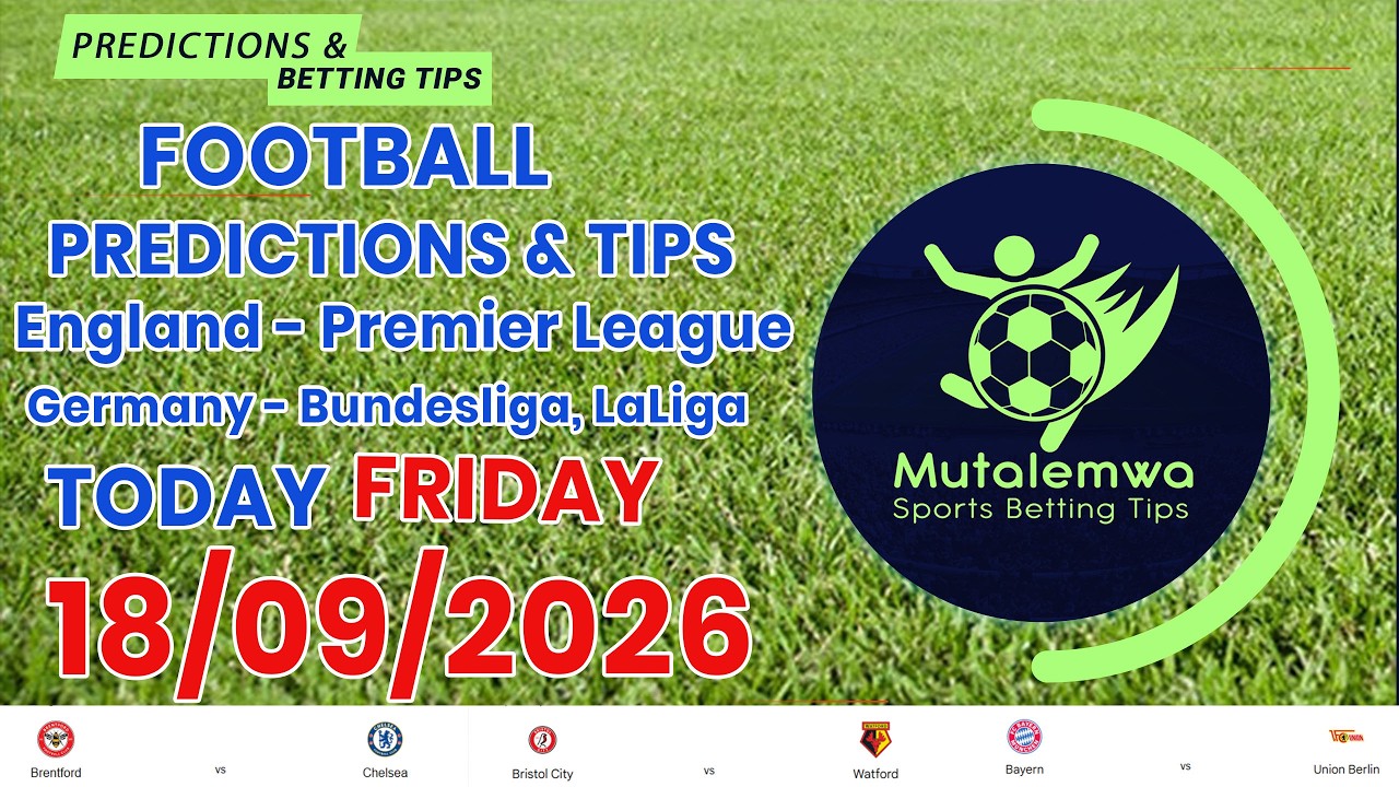 FOOTBALL PREDICTIONS TODAY 18/09/2026 SOCCER PREDICTIONS |BETTING TIPS, #betting@sports betting tips