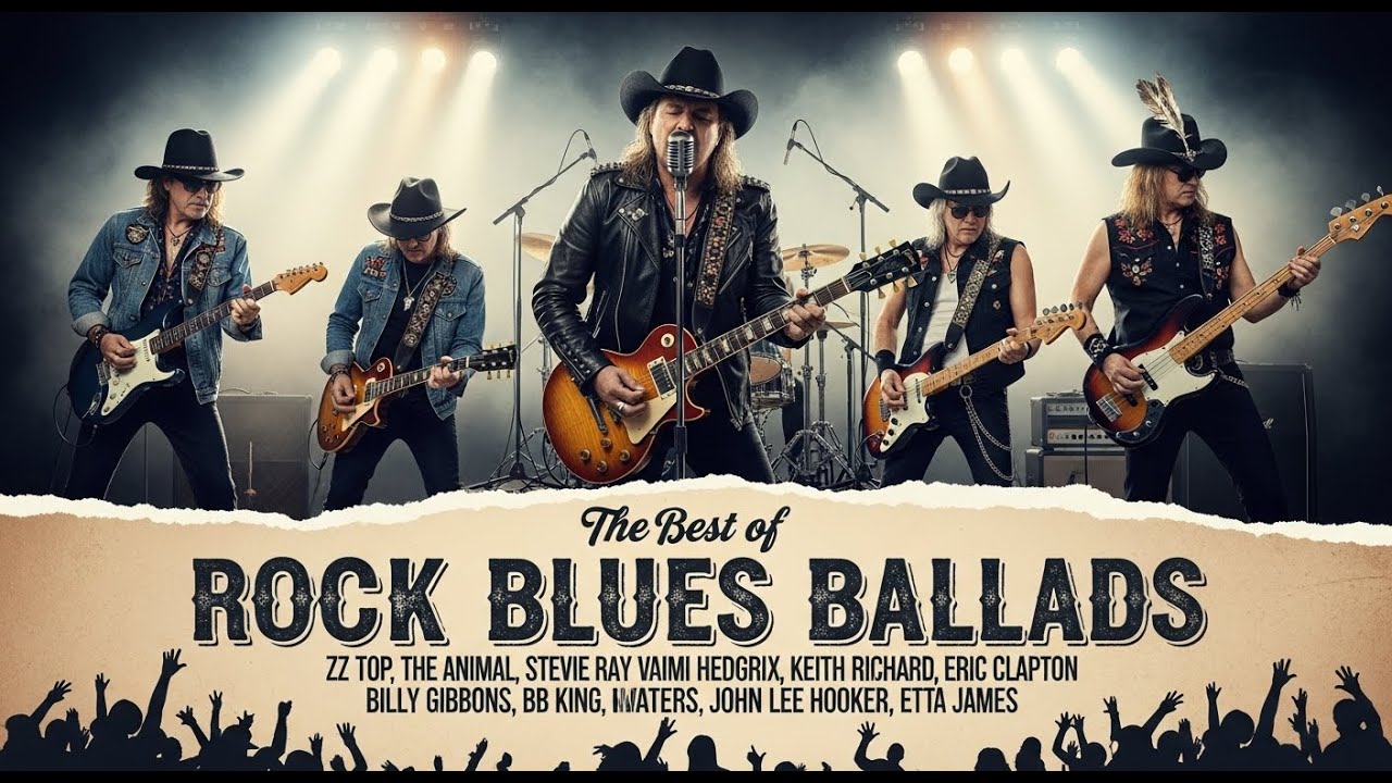 Eric Clapton, Muddy Waters, Jimi Hendrix, The Animal Inspired Deep Rock Blues Ballads Memories Vibe