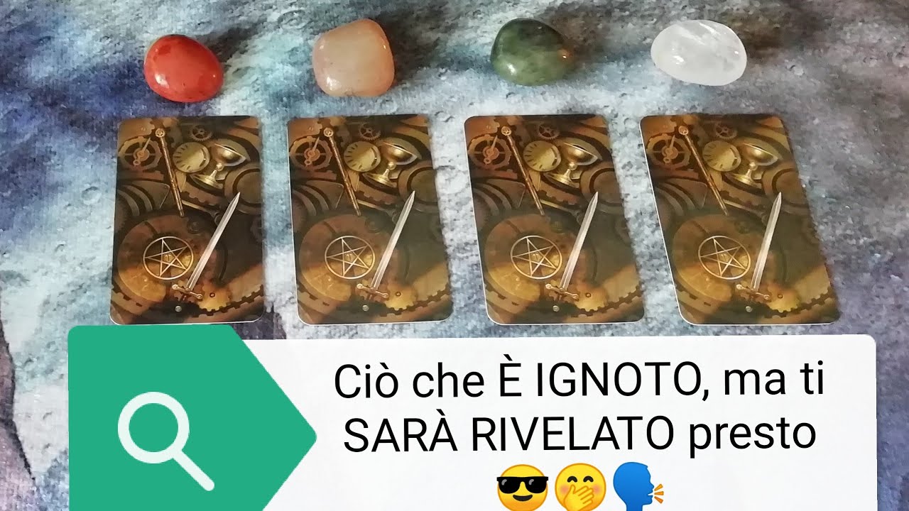 Cio che é ignoto ora,ma ti sara rivelato presto 