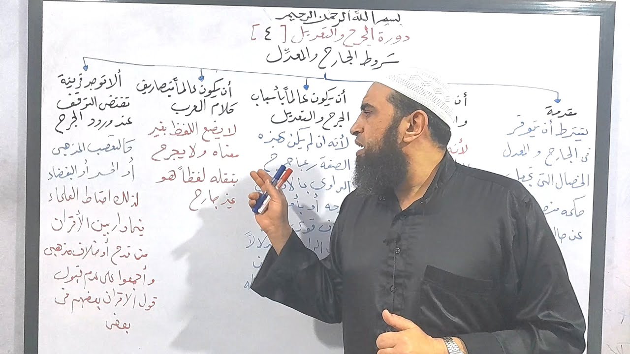 دورة الجرح و التعديل 4 ( شروط الجارح و المعدِّل )