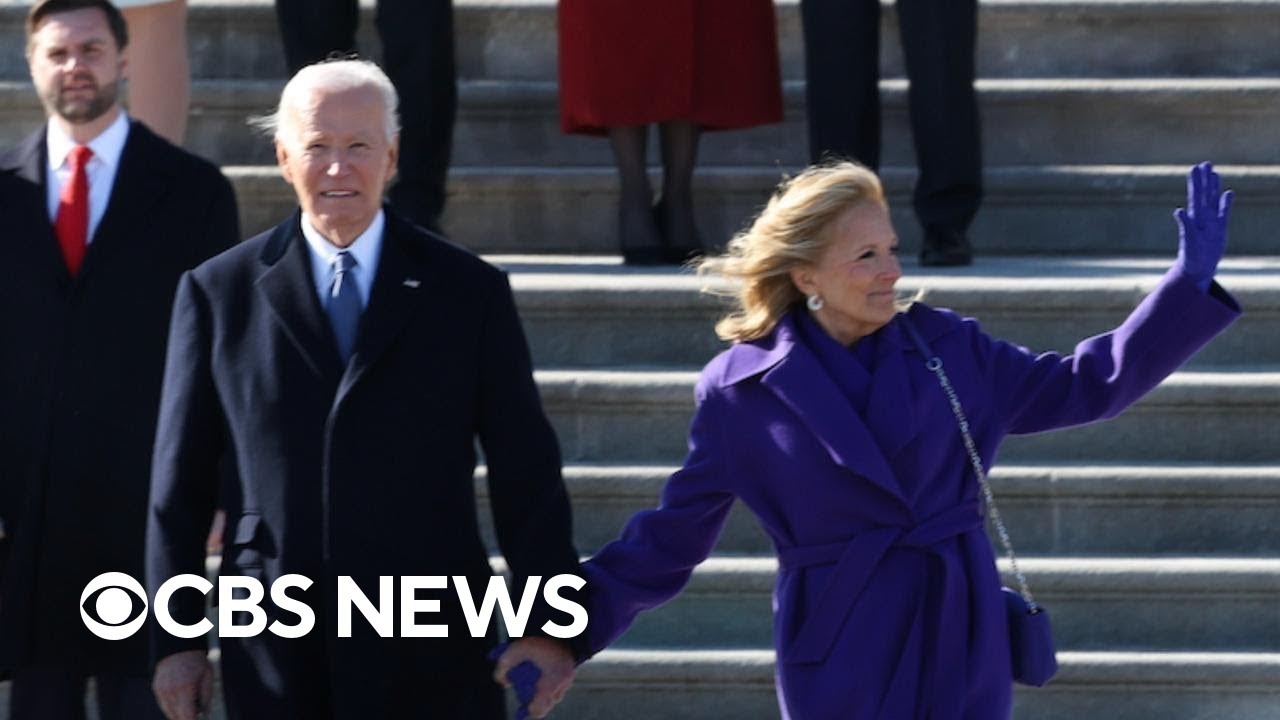 Biden departs Washington after Trump's inauguration