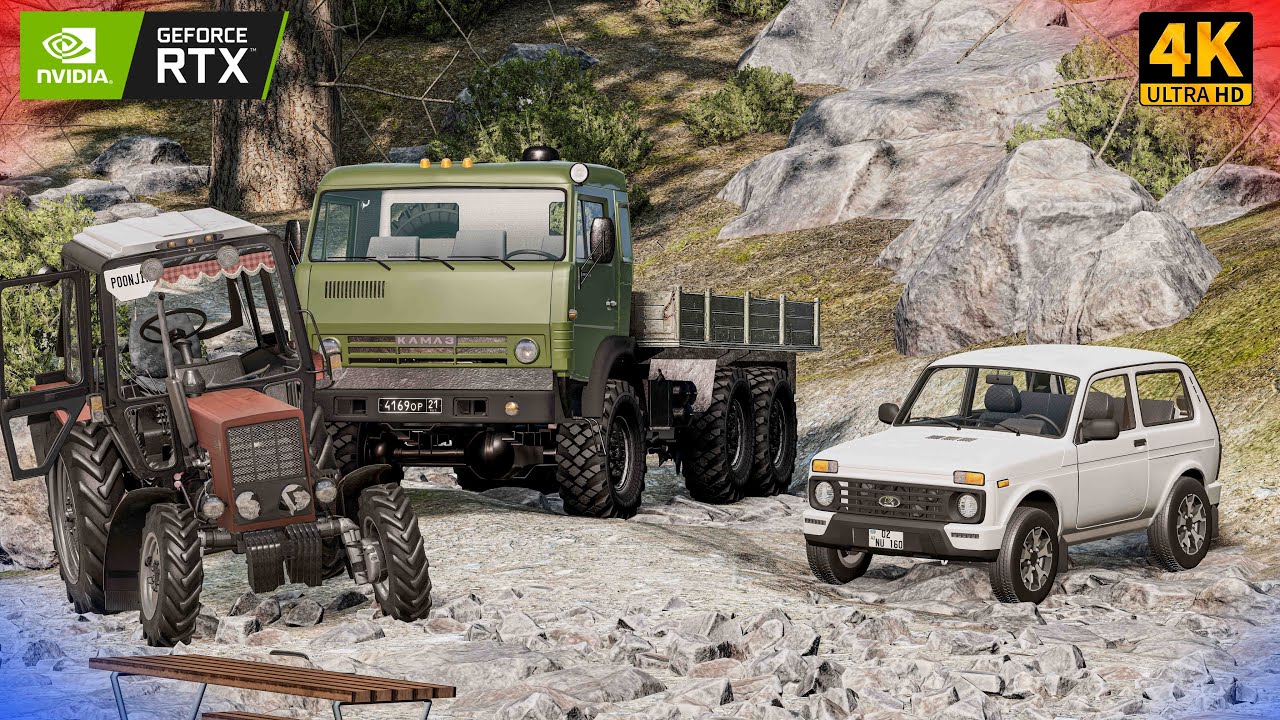 Kirayə Qaraj Köhnə Tərk Edilmiş Belarus Traktor və Niva Malik | BeamNG.Driver | Maşın #malikbedelov