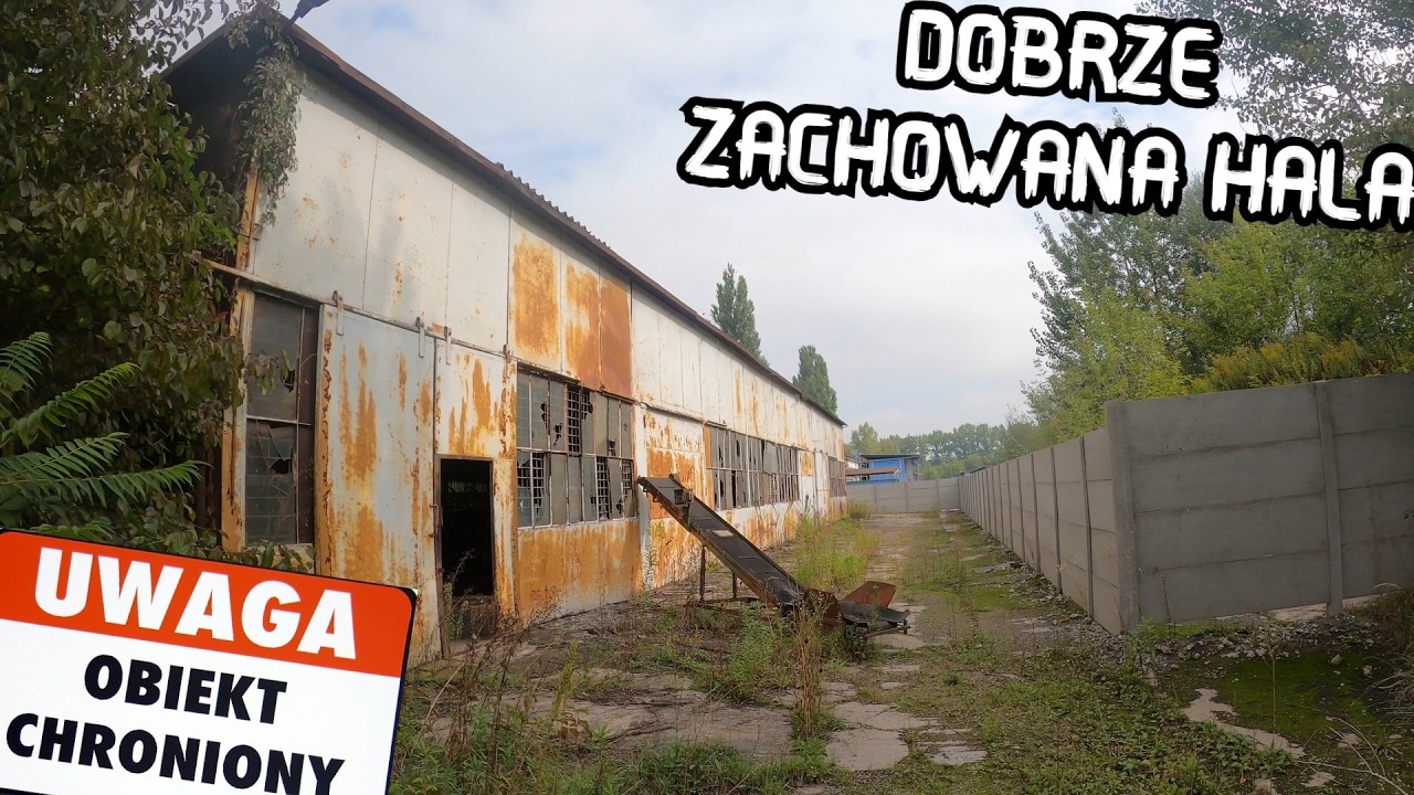DOBRZE ZACHOWANA HALA FABRYKI KONTENERÓW