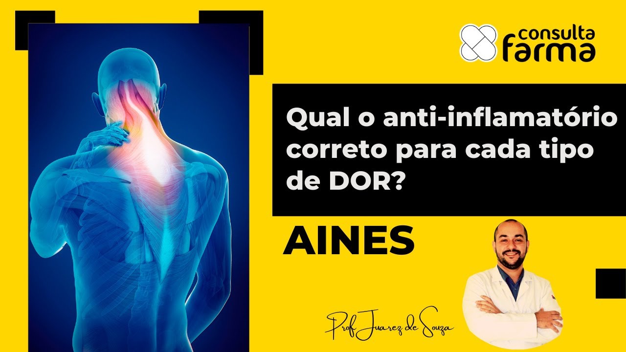 #LiveFarma | Qual o anti-inflamatório correto para cada tipo de dor? AINES