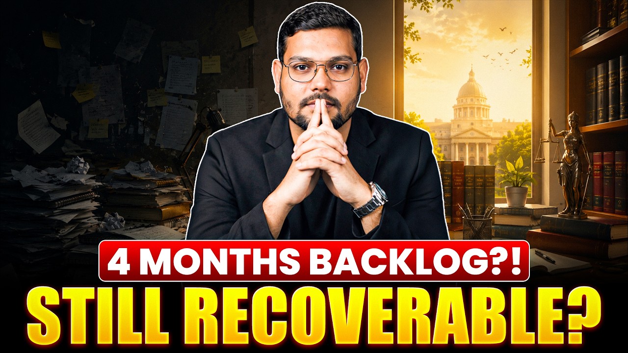 CLAT Current Affairs Backlog Strategy 2027 | Complete Jan to April CA in 30 Days