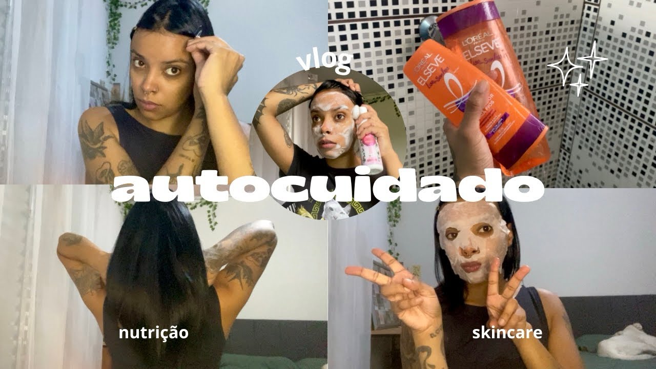 VLOG DE AUTOCUIDADO | fiz um spa day : nutrição, skin care, sobrancelha e unhas ✨