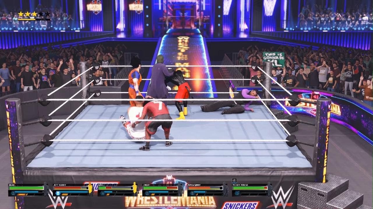 WWE 2K25 royal rumble