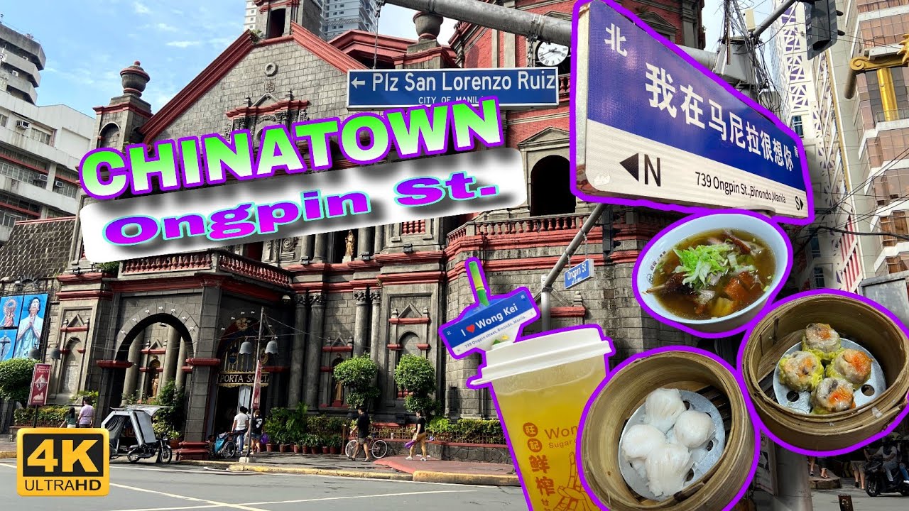 Immersing in the Flavors of Binondo Ongpin St. Chinatown 🇵🇭 | 4K | Walk Tour | Bem and Yang Official