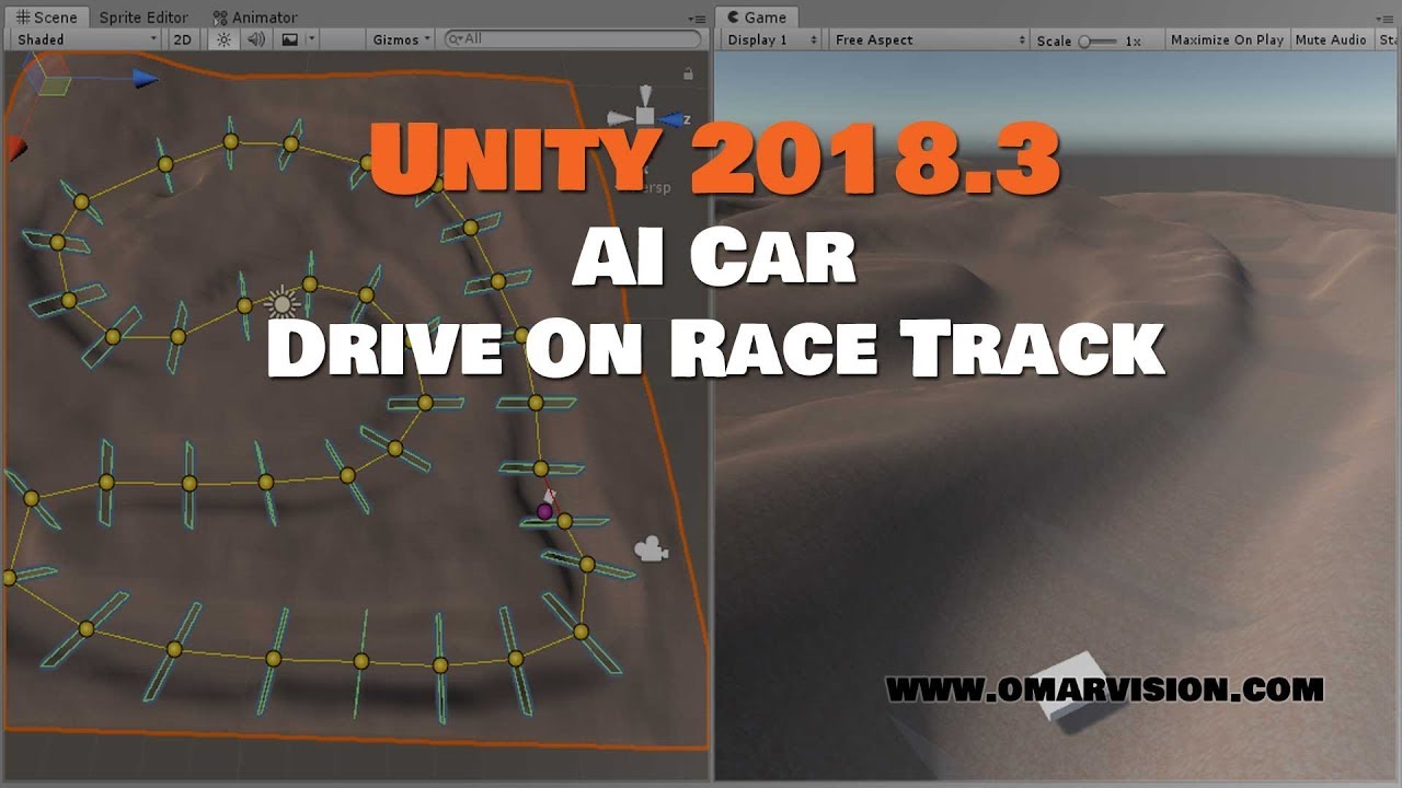 AI Car Drive On Racetrack