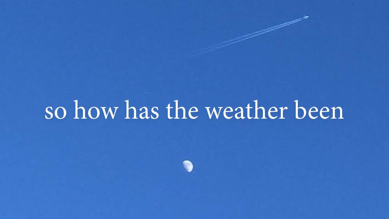 fishkid - so how has the weather been (Official Lyric Video)