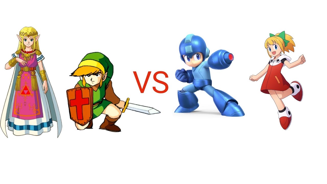 mugen link/zelda vs megaman/roll