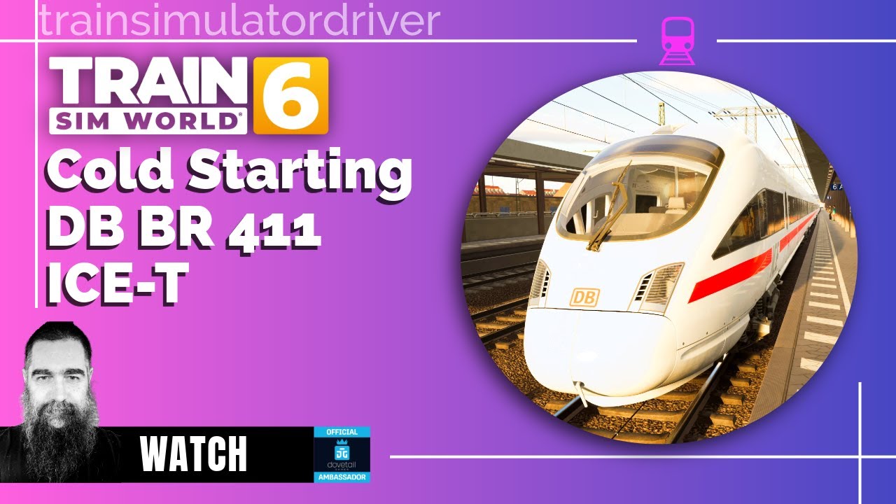 Jak uruchomić na zimno DB BR 411 ICE T | Samouczek Train Sim World