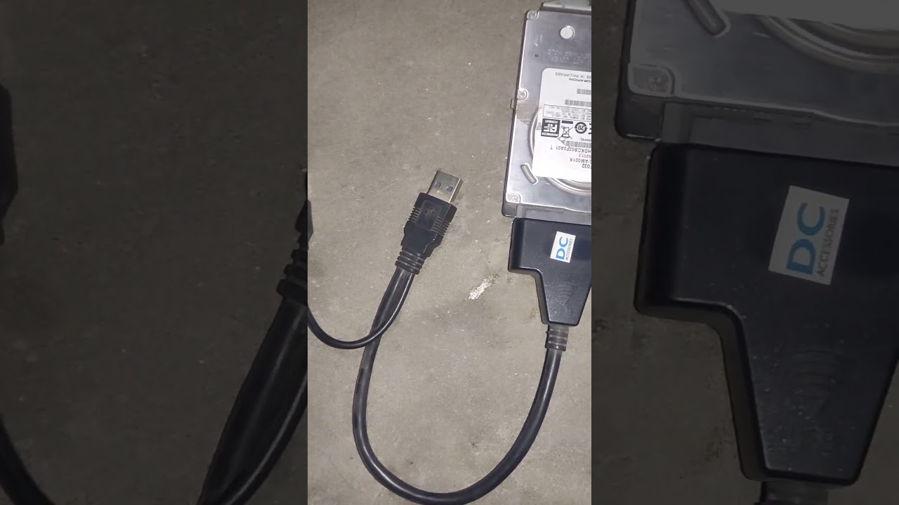 HDD SSD Portable Enclosure USB to SATA Cable Converter