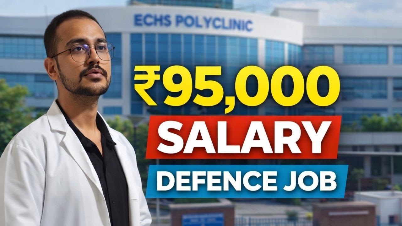 ECHS Recruitment 2026 | BDS Government Job | Ministry of Defence | ₹95,000 Salary