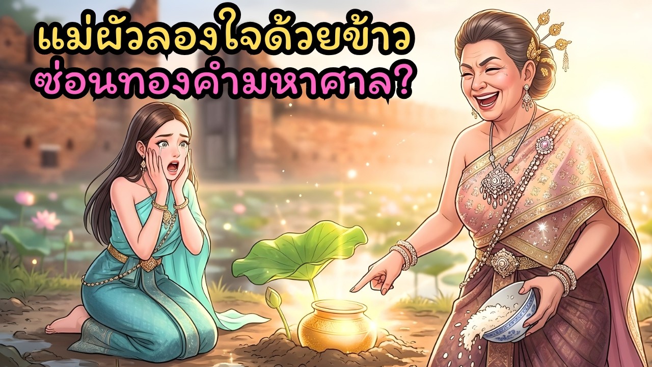 ไหทองคำซ่อนลับ! แม่ผัวแกล้งจนลองใจสะใภ้| #นิทานพื้นบ้าน #นิทานสอนใจ #แม่ผัวลูกสะใภ้ #กฎแห่งกรรม