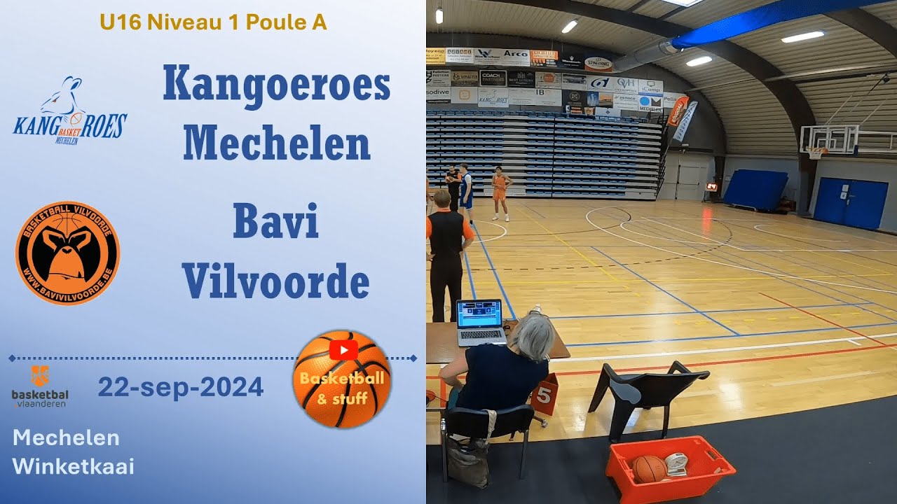 2024-09-22 Kangoeroes Mechelen - Bavi Vilvoorde - U16A