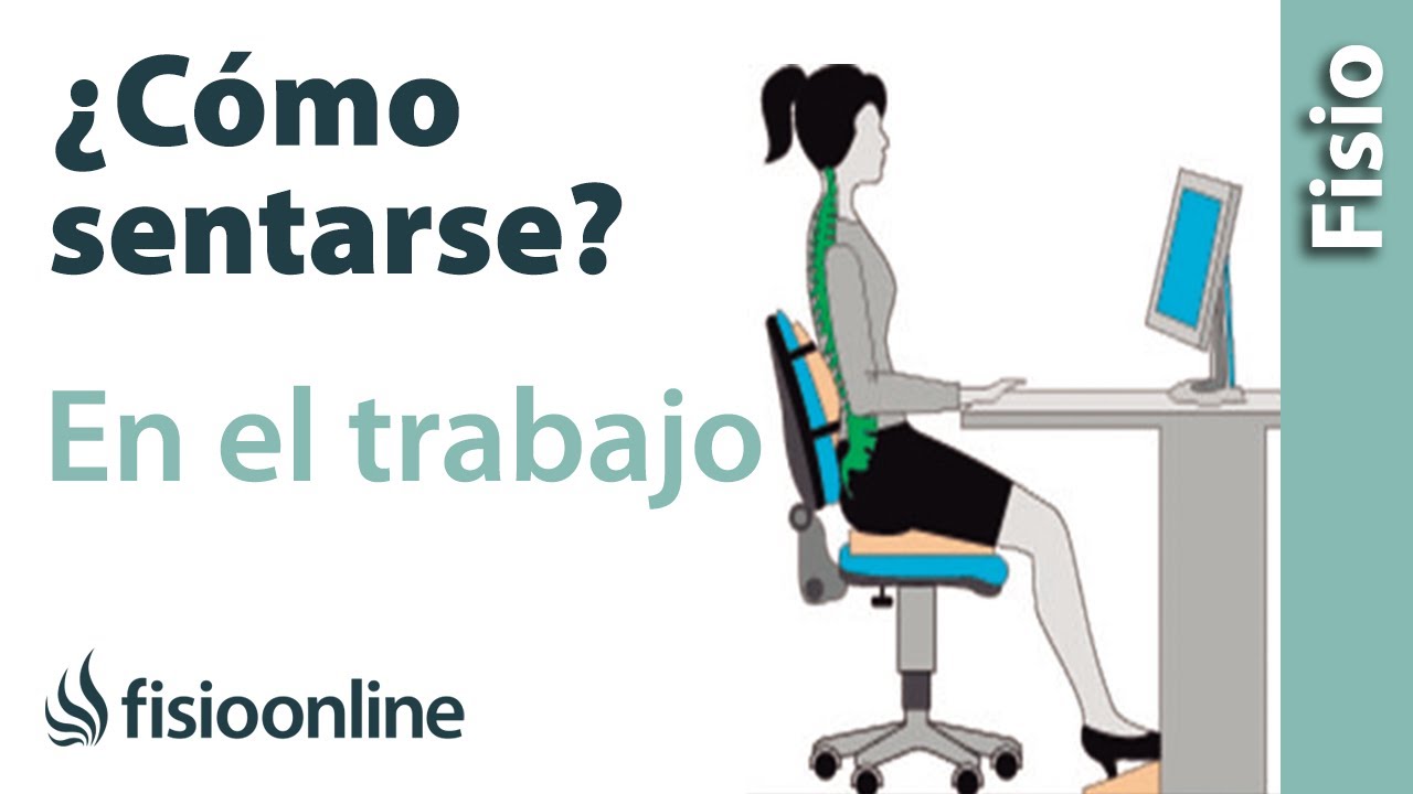 ¿Cómo sentarse bien en el trabajo?